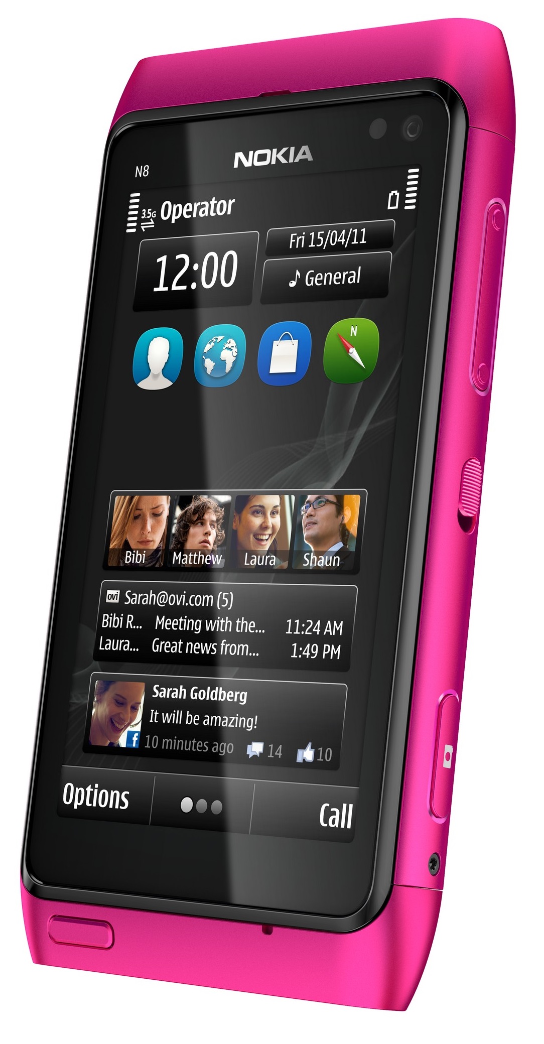 New Nokia N8 16GB Unlocked GSM 3G 12MP Carl Zeiss Camera Cell Phone eBay