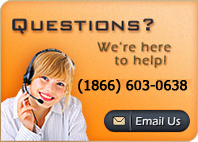 Questions? We're here to help (1866)-603-0638 or click here to email us