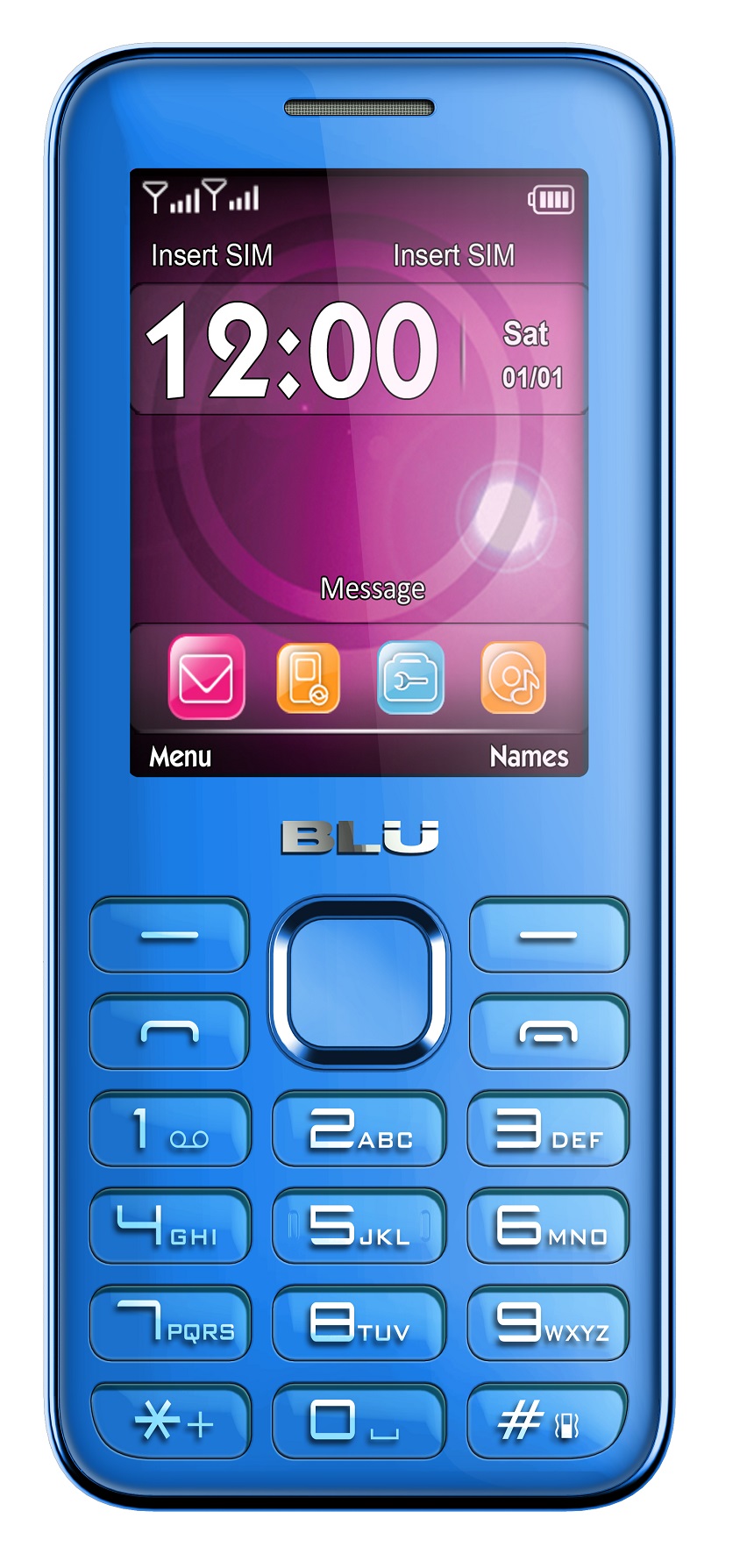 New BLU Diva II T275T Unlocked GSM DualSIM Cell Phone w/ Analog TV