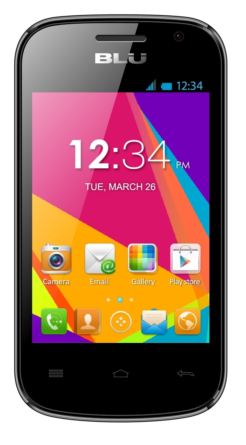 BLU Dash JR W D141w Unlocked GSM Dual-SIM Cell Phone