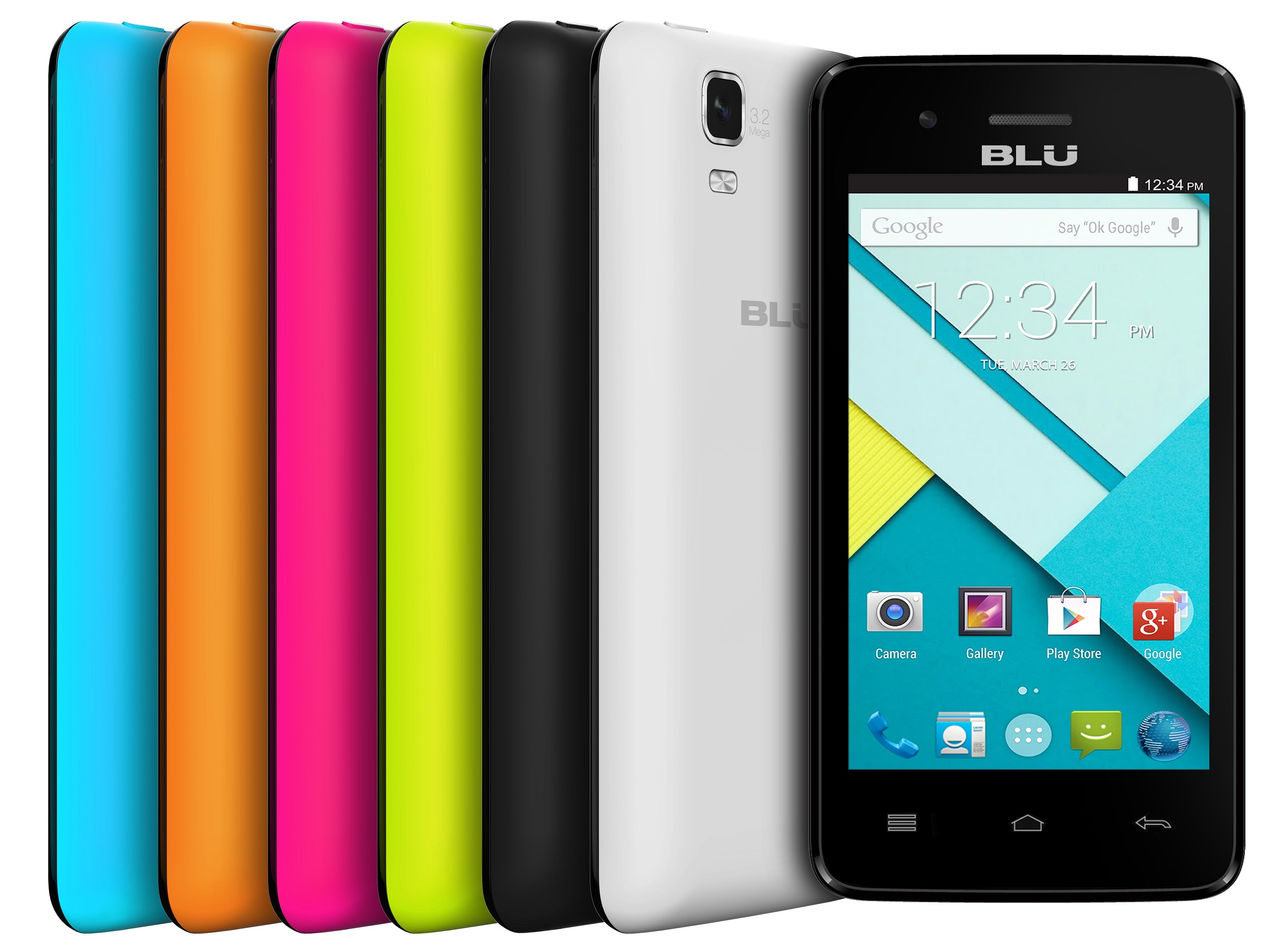 New BLU Dash 4.0 C D370u Unlocked GSM DualSIM DualCore Cell Phone