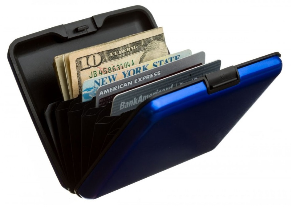 New SHARKK Aluminum Wallet Credit Card Holder w/ RFID Protection | eBay