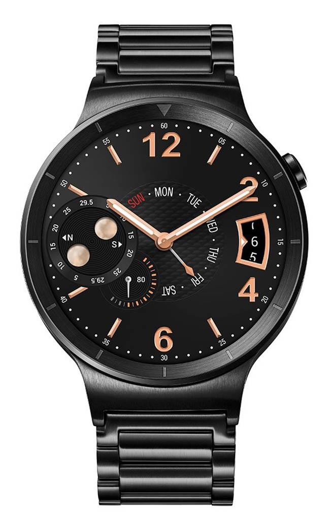 New HUAWEI 55020539 Smart Watch Black Stainless Steel/Black Stainless Smartwatch With Stainless Steel Band